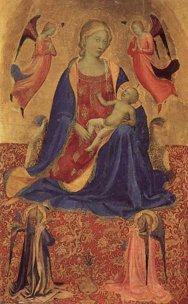 Fra Angelico Madonna and Child with Angles